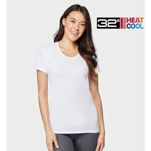 32degrees Women's Scoop Neck Short Sleeve Tees Cool Fitted T-shirt‎